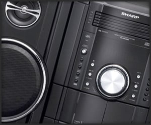 New Sharp Boomboxes