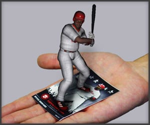 3D Live Baseball Cards