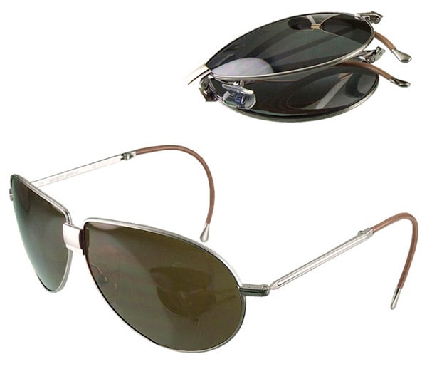 folding aviator sunglasses