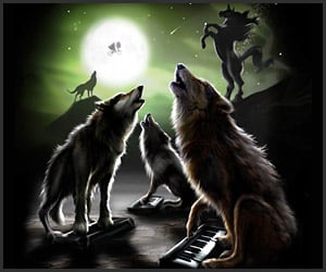 3 Keyboard Wolf Tee