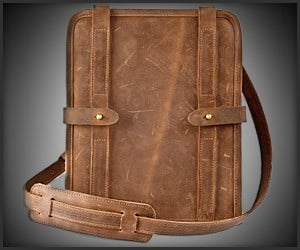 Temple Leather iPad Bag