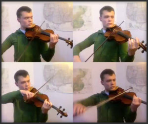 Four Violins, One Dude