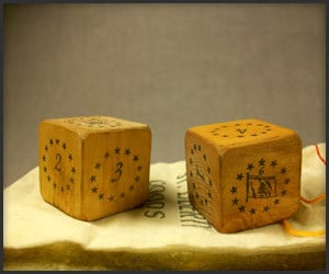Historical Wooden Dice