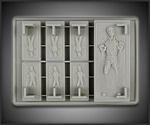 Han Solo in Carbonite Ice Tray