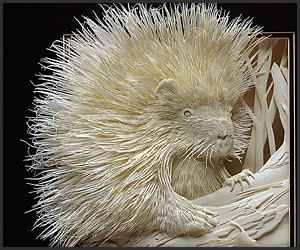 Calvin Nicholls’ Paper Sculptures