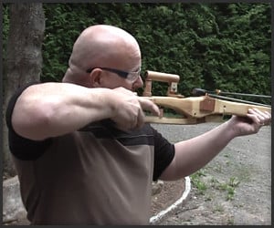 Slingshot with Rifle Scope
