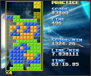 Tetris x Luigi