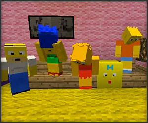 Minecraft Simpsons Opening