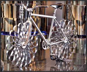 Sprung Steel Wheel Bicycle