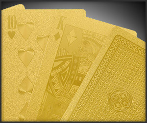 Golden Playing Cards