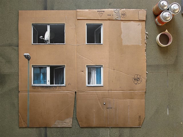 Cardboard Apartments The Awesomer