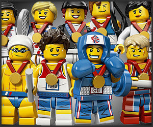LEGO Team GB Minifigs