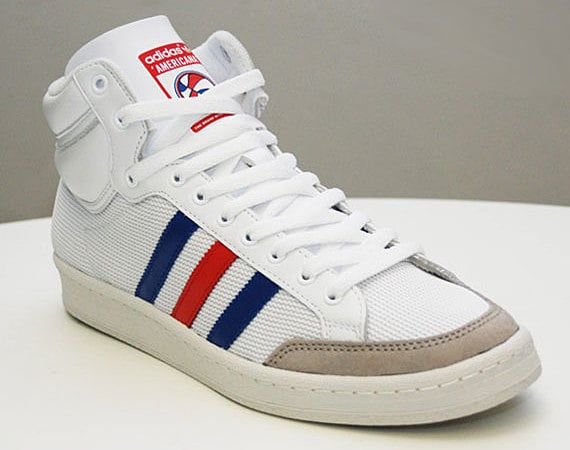 baskets adidas americana hi 88 og blanches