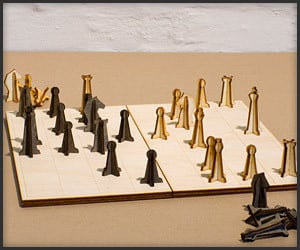Laser-Cut Chess Set
