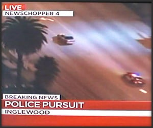 Front Row Police Chase