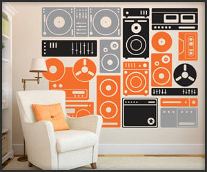 Turn up the Music Wall Decals
