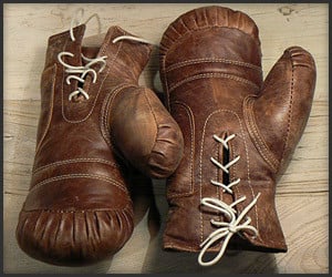 Vintage-Style Boxing Gloves