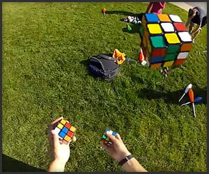 Juggling & Solving Rubik’s Cubes