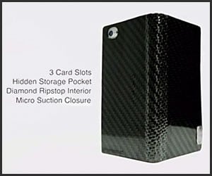 Hinged Carbon Fiber Wallets