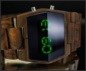 Kisai Xtal Wood LED Watch