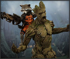 Hot Toys Groot & Rocket Raccoon