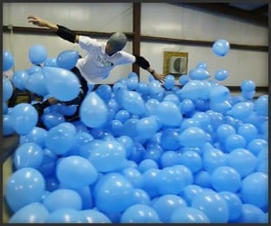 Skateboarding in 5001 Balloons