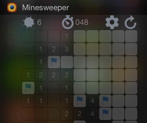Minesweeper Widget for iOS 8