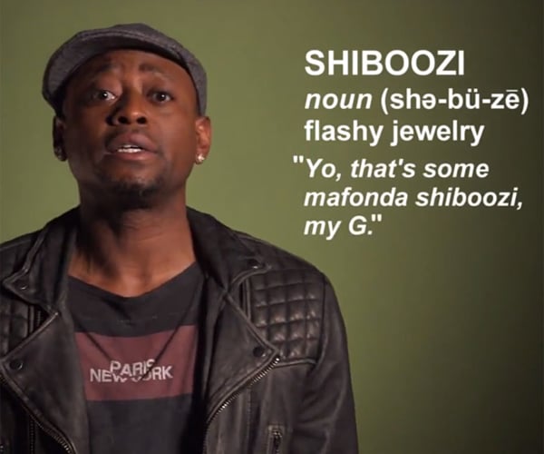 Prof. Omar Epps, Slangologist