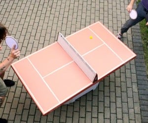 Cardboard Table Tennis Set