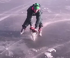 Chainsaw Ice Skating