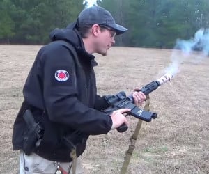 Cooking Bacon with a Rifle