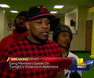 Baltimore Gangs Want Peace
