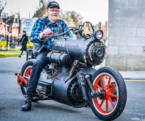 Steam-powered Motorcycle
