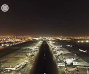 360º 8K Dubai Airport Video