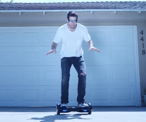 Robot on an Airboard