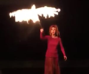 Flaming Phoenix Puppet