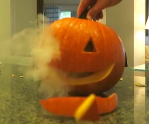 Self-Carving Pumpkin