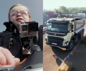 4 Year-Old Drives a Truck