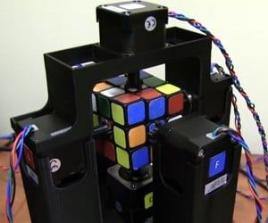Insanely Fast Rubik’s Robot
