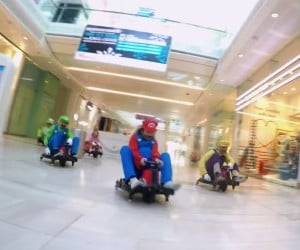 Mario Kart at the Mall