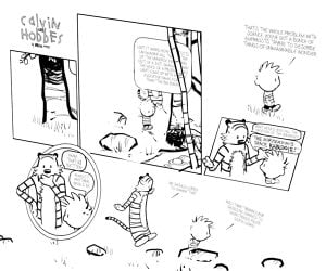 Calvin & Hobbes 3D Comic Strip