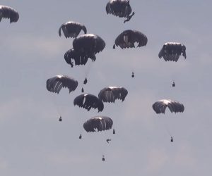 Massive Paratrooper Jump