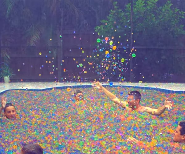 A Pool Full Of Orbeez