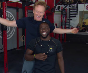 Conan & Kevin Hart Hit the Gym