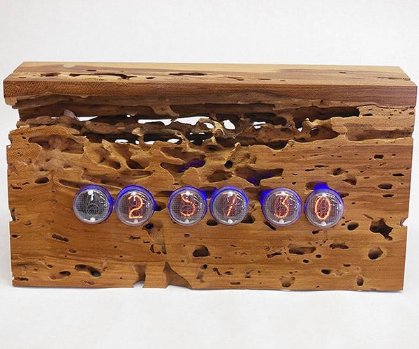 Cherry Wood Nixie Clock