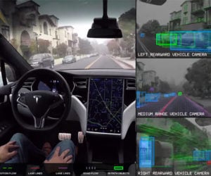 What a Self-Driving Tesla Sees