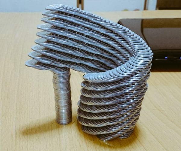 Coin Stack Sculptures