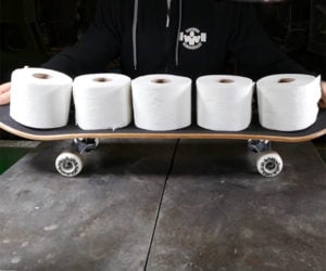 Toilet Paper Skateboard