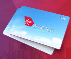 The $500 Virgin America Giveaway