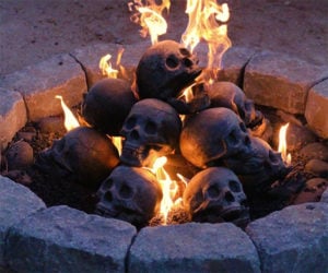 Skull Fireplace “Logs”